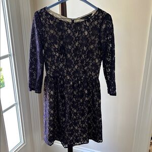 French Connection Purple Lace Dress
